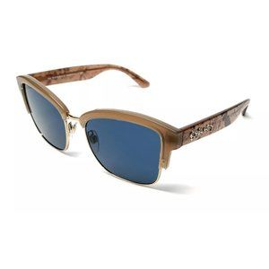 RARE! Burberry Women's Brown and Blue Sunglasses!